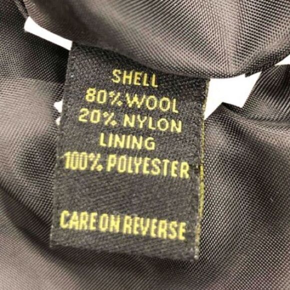 Nicole Miller Black Wool Blend Coat w/ Hood Large - Picture 9 of 11